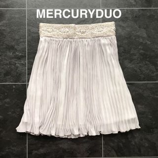 マーキュリーデュオ(MERCURYDUO)のむー様専用【新品未使用】MERCURYDUO♡シフォンプリーツスカート(ミニスカート)