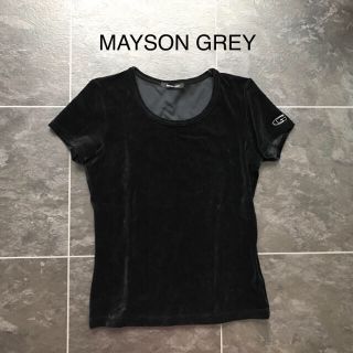 メイソングレイ(MAYSON GREY)のMAYSON GREY♡ベロアTシャツ(Tシャツ(半袖/袖なし))