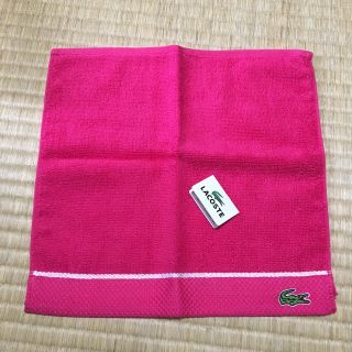 ラコステ(LACOSTE)のツッキー様専用！ラコステ新品タオルハンカチ(ハンカチ)