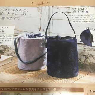 デミルクスビームス(Demi-Luxe BEAMS)のWith付録 デミルクスビームスコラボファーバッグ(その他)