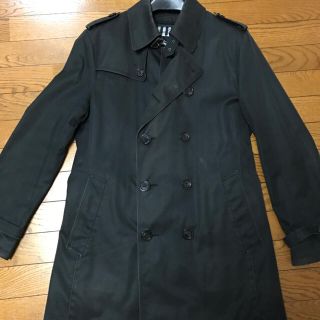 バーバリーブラックレーベル(BURBERRY BLACK LABEL)のバーバリー トレンチコート ブラック 訳あり品(トレンチコート)