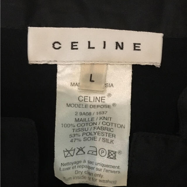 celine(セリーヌ)のセリーヌ トップス CELINE  Lサイズ カットソー チュニック レディースのトップス(カットソー(長袖/七分))の商品写真