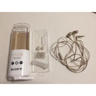 ソニー(SONY)の★美品★SONY マイク付イヤホン MDR-EX155AP(ヘッドフォン/イヤフォン)