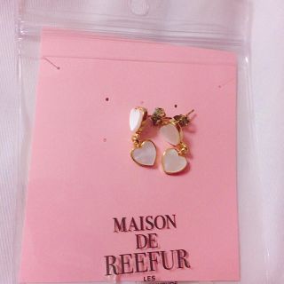 メゾンドリーファー(Maison de Reefur)のMAISON DE REEFUR 2連ハートピアス(ピアス)