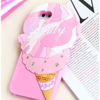 レディー(Rady)の新品未開封♡Rady  ミルフルールマーブルアイスクリームラバーケース ピンク(iPhoneケース)