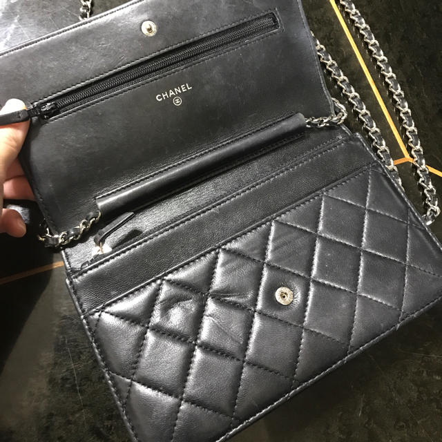 CHANEL(シャネル)の正規品♡CHANELチェーンウォレット♡ブラック メンズのファッション小物(ウォレットチェーン)の商品写真