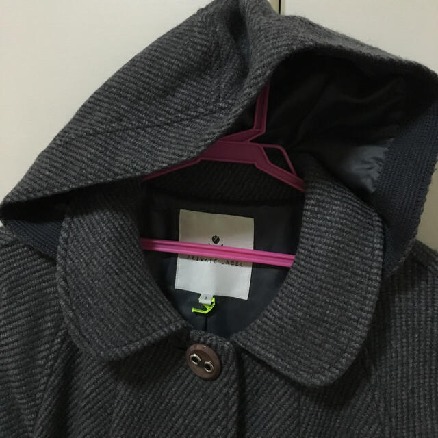 PRIVATE LABEL(プライベートレーベル)のプライベートレベール グレーコート レディースのジャケット/アウター(ロングコート)の商品写真