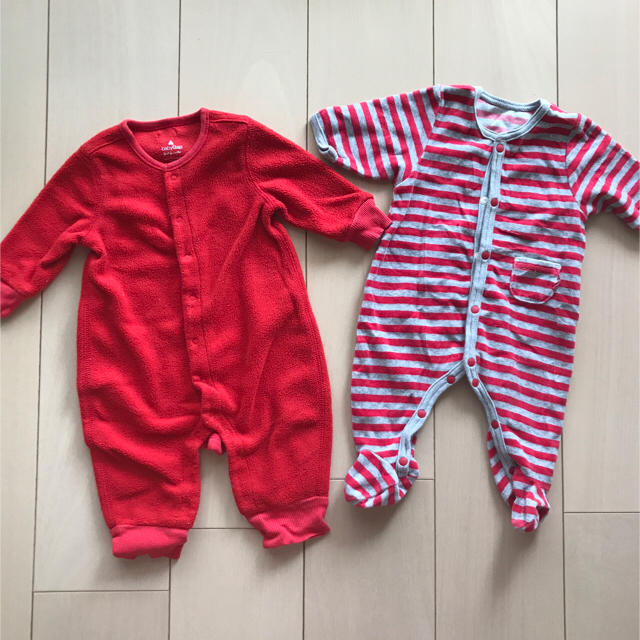 babyGAP(ベビーギャップ)のロンパース2枚セット キッズ/ベビー/マタニティのベビー服(~85cm)(ロンパース)の商品写真