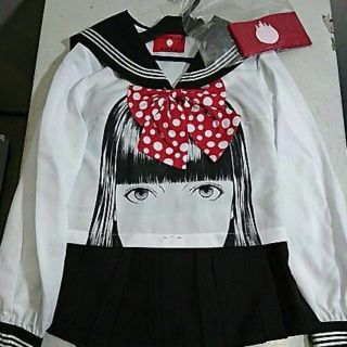 新品　アーバンギャルド 古屋兎丸 前髪ぱっつんセーラー服(衣装一式)