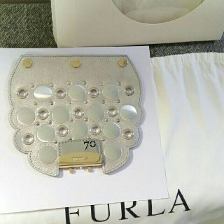 フルラ(Furla)の[SORA様専用] フルラ メトロポリス フラップ シルバー(ショルダーバッグ)