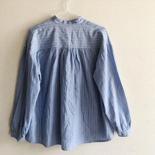 nest Robe(ネストローブ)のsarah wear ストライプ ギャザーブラウス レディースのトップス(シャツ/ブラウス(長袖/七分))の商品写真