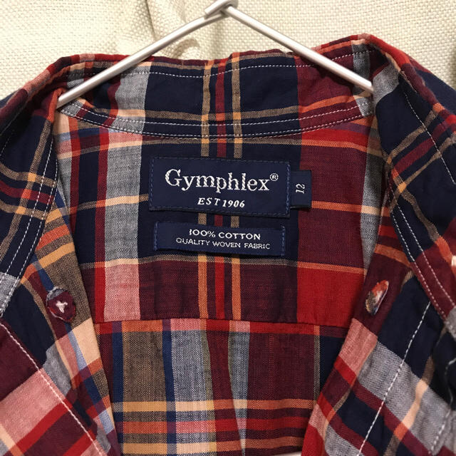 GYMPHLEX(ジムフレックス)のジムフレックス チェックシャツ レディースのトップス(シャツ/ブラウス(半袖/袖なし))の商品写真
