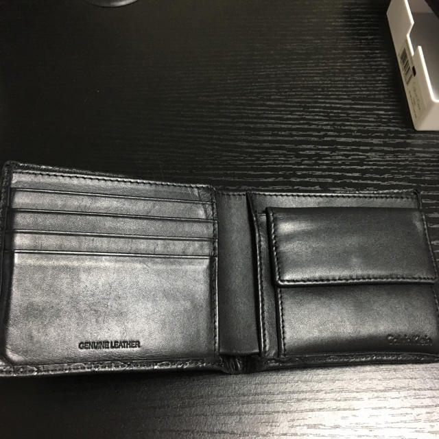 Calvin Klein(カルバンクライン)のCALVIN KLEIN 財布折りたたみ式 中古 メンズのファッション小物(折り財布)の商品写真