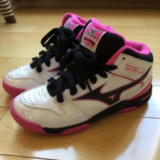 ミズノ(MIZUNO)の値下げ！バスケットシューズ 22cm ジュニア 美品(バスケットボール)