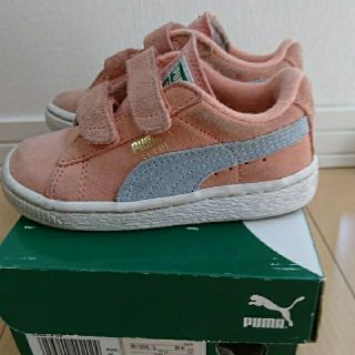 プーマ(PUMA)のpuma  キッズ  スエード ベルクロ スニーカー  15㎝(スニーカー)