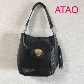 アタオ(ATAO)のボルベル様専用    ATAO アタオ キャンディー  ブラック(ハンドバッグ)