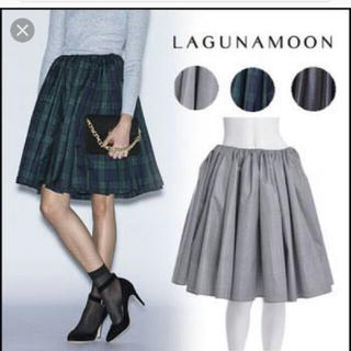 ラグナムーン(LagunaMoon)のラグナムーン チェックスカート(ひざ丈スカート)