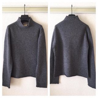 ヨウジヤマモト(Yohji Yamamoto)の◆猫達's様専用◆ヨウジ ヤマモト◆ニット セーター ハイネック カットオフ M(ニット/セーター)