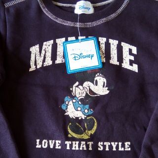 ディズニー(Disney)の新品‼　ディズニー　裏起毛トップス　110 サイズ(Tシャツ/カットソー)