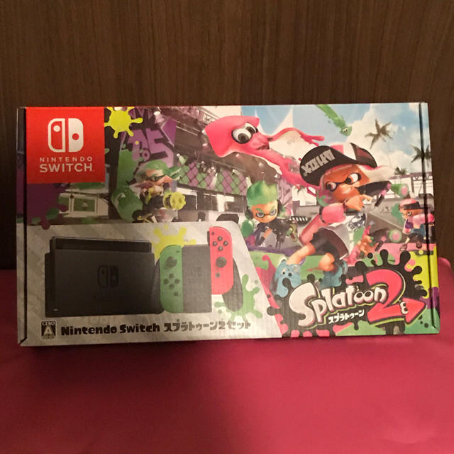 Nintendo Switch(ニンテンドースイッチ)の新品  任天堂 switch  スプラトゥーン2セット ニンテンドー スイッチ エンタメ/ホビーのゲームソフト/ゲーム機本体(家庭用ゲーム機本体)の商品写真