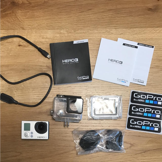 GoPro(ゴープロ)のgopro hero3 スマホ/家電/カメラのカメラ(コンパクトデジタルカメラ)の商品写真