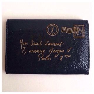 サンローラン(Saint Laurent)のYSL Yメール iPhone 名刺入れ(名刺入れ/定期入れ)