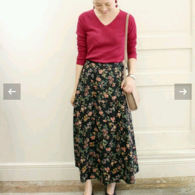 SLOBE IENA(スローブイエナ)のイエナスローブ 花柄巻きスカート レディースのスカート(ロングスカート)の商品写真