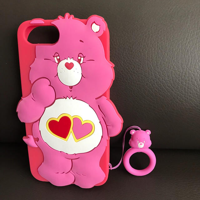 CareBears(ケアベア)のラブ・ア・ロット・ベア ○iPhone8plus、7plusカバー○新品未使用 スマホ/家電/カメラのスマホアクセサリー(iPhoneケース)の商品写真