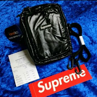 シュプリーム(Supreme)のSupreme  Shoulder Bag Black 17aw  week1 (ショルダーバッグ)