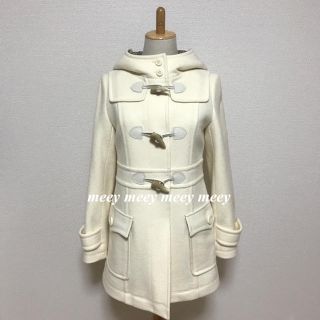 バーバリーブルーレーベル(BURBERRY BLUE LABEL)のバーバリーブルーレーベル ホワイトダッフルコート(ダッフルコート)