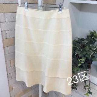 ニジュウサンク(23区)の23区 新品未使用(ひざ丈スカート)