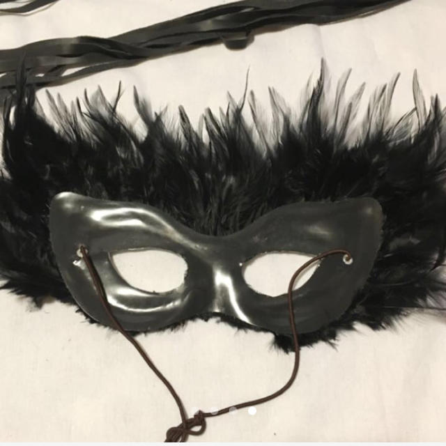 ハロウィン 衣装 アイマスクとムチ 2点セット エンタメ/ホビーのコスプレ(衣装)の商品写真