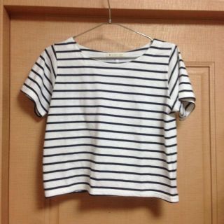 マジェスティックレゴン(MAJESTIC LEGON)のマジェのボーダートップス(Tシャツ(半袖/袖なし))