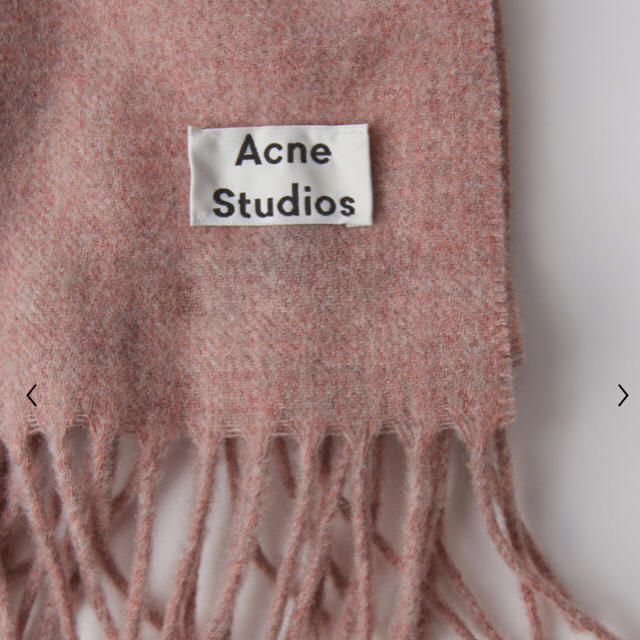 acne studios マフラー ピンク