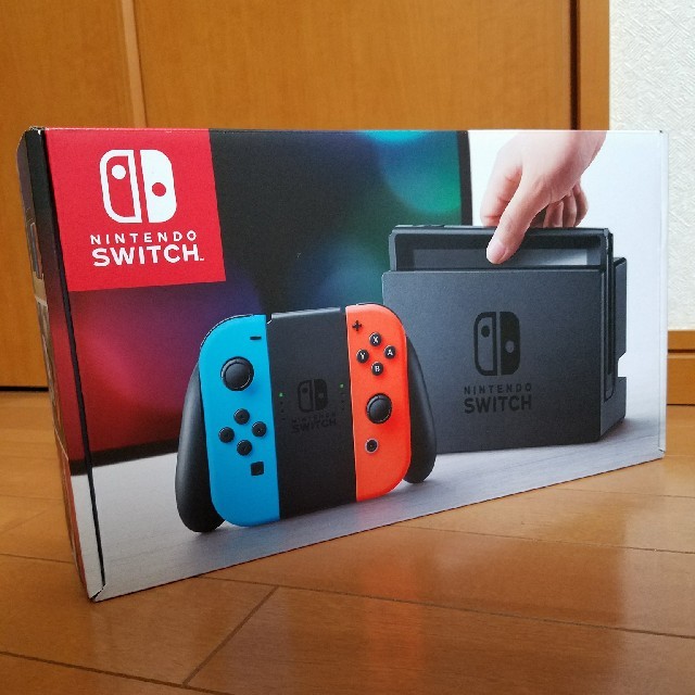 新品未開封 nintendo switch 本体 ネオンブルー