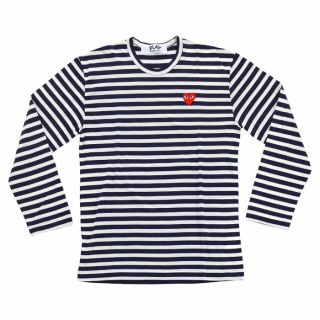 コムデギャルソン(COMME des GARCONS)のコムデギャルソン PLAY ロングTシャツ ボーダー(カットソー(長袖/七分))