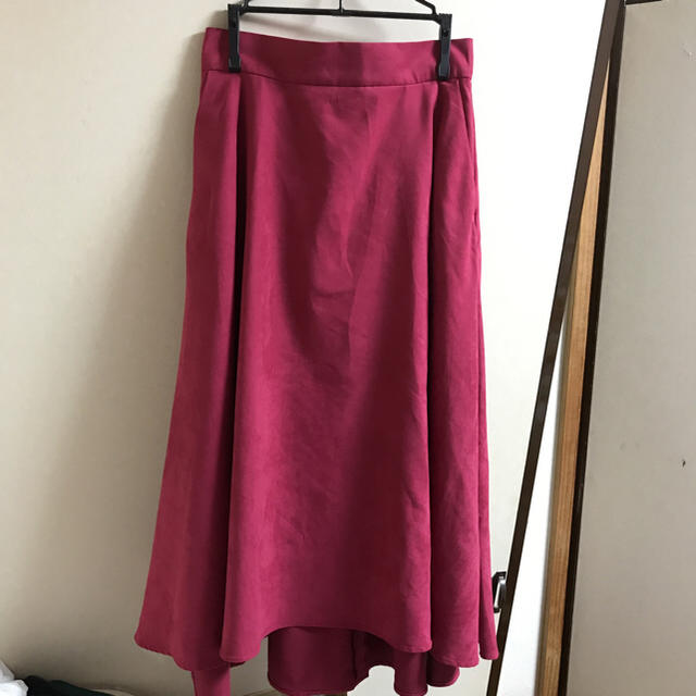 ROPE’(ロペ)のロペ☆フェイクスエードスカート レディースのスカート(ひざ丈スカート)の商品写真