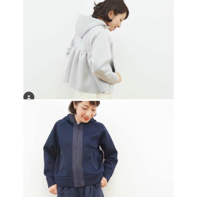 yori】バックフリルパーカー 新品未使用 タグ付き-