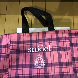 スナイデル(SNIDEL)のスナイデル チェックトートバック(トートバッグ)