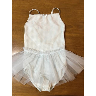 チャコット(CHACOTT)のChacott KIDS スカート付きレオタード 淡い水色 M 115~125(ダンス/バレエ)