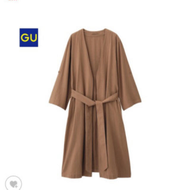 GU(ジーユー)のGU リネンガウンコート レディースのジャケット/アウター(ガウンコート)の商品写真