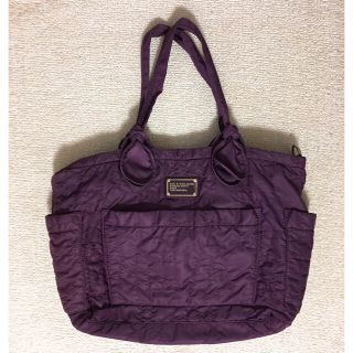 マークバイマークジェイコブス(MARC BY MARC JACOBS)の【あゆりん様専用】美品𖤐マークバイマークジェイコブス マザーズバッグ パープル(マザーズバッグ)