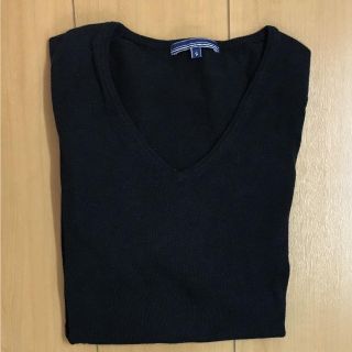 ユニクロ(UNIQLO)のUNIQLO 黒ニット(ニット/セーター)