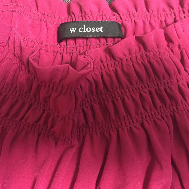 w closet(ダブルクローゼット)の＊w closet＊オフショルダー ブラウス レディースのトップス(シャツ/ブラウス(長袖/七分))の商品写真