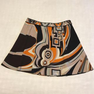 エミリオプッチ(EMILIO PUCCI)の美品☆EMILIO PUCCI ウールスカート サイズ40(M) エミリオプッチ(ミニスカート)