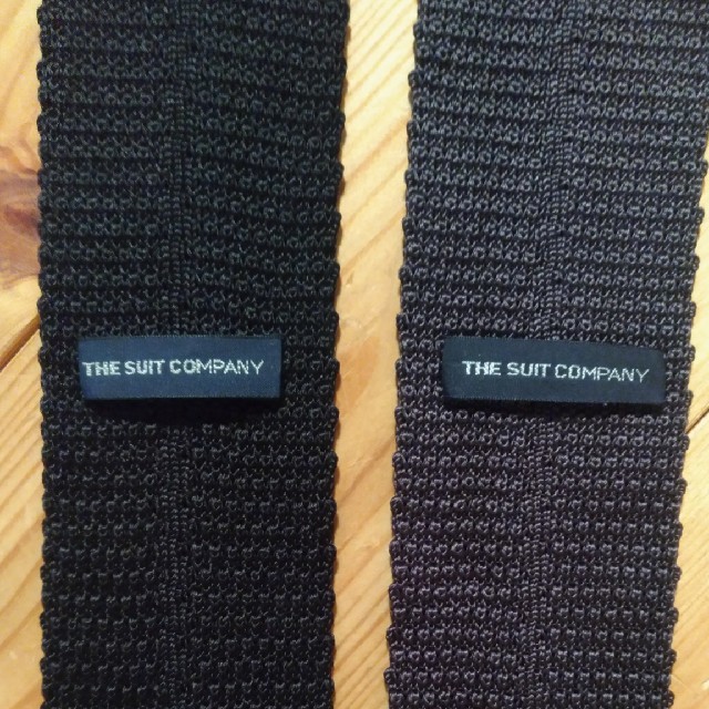 THE SUIT COMPANY(スーツカンパニー)のニットタイ　ネクタイ　2本セット　 メンズのファッション小物(ネクタイ)の商品写真