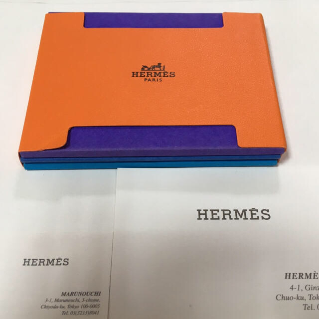 Hermes(エルメス)のパグパグ様専用　HERMES エルメス 付箋 3冊 インテリア/住まい/日用品の文房具(ノート/メモ帳/ふせん)の商品写真