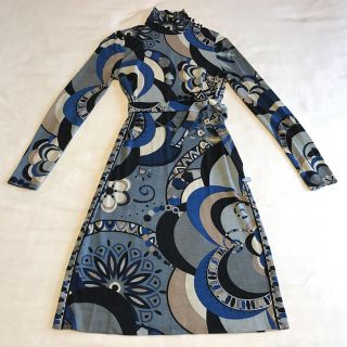 エミリオプッチ(EMILIO PUCCI)の格安☆EMILIO PUCCI 秋冬ワンピース サイズM~L エミリオプッチ(ひざ丈ワンピース)