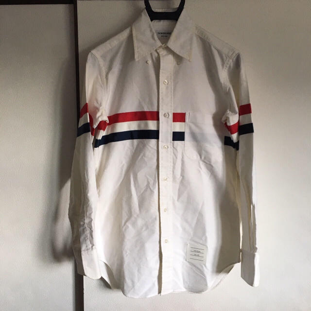 THOM BROWNE トムブラウン  トリコロールシャツ