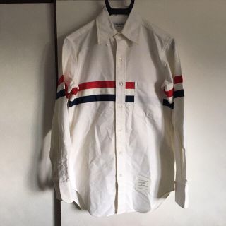 トムブラウン(THOM BROWNE)のトムブラウン シャツ thom Browne トリコロールシャツ(シャツ)